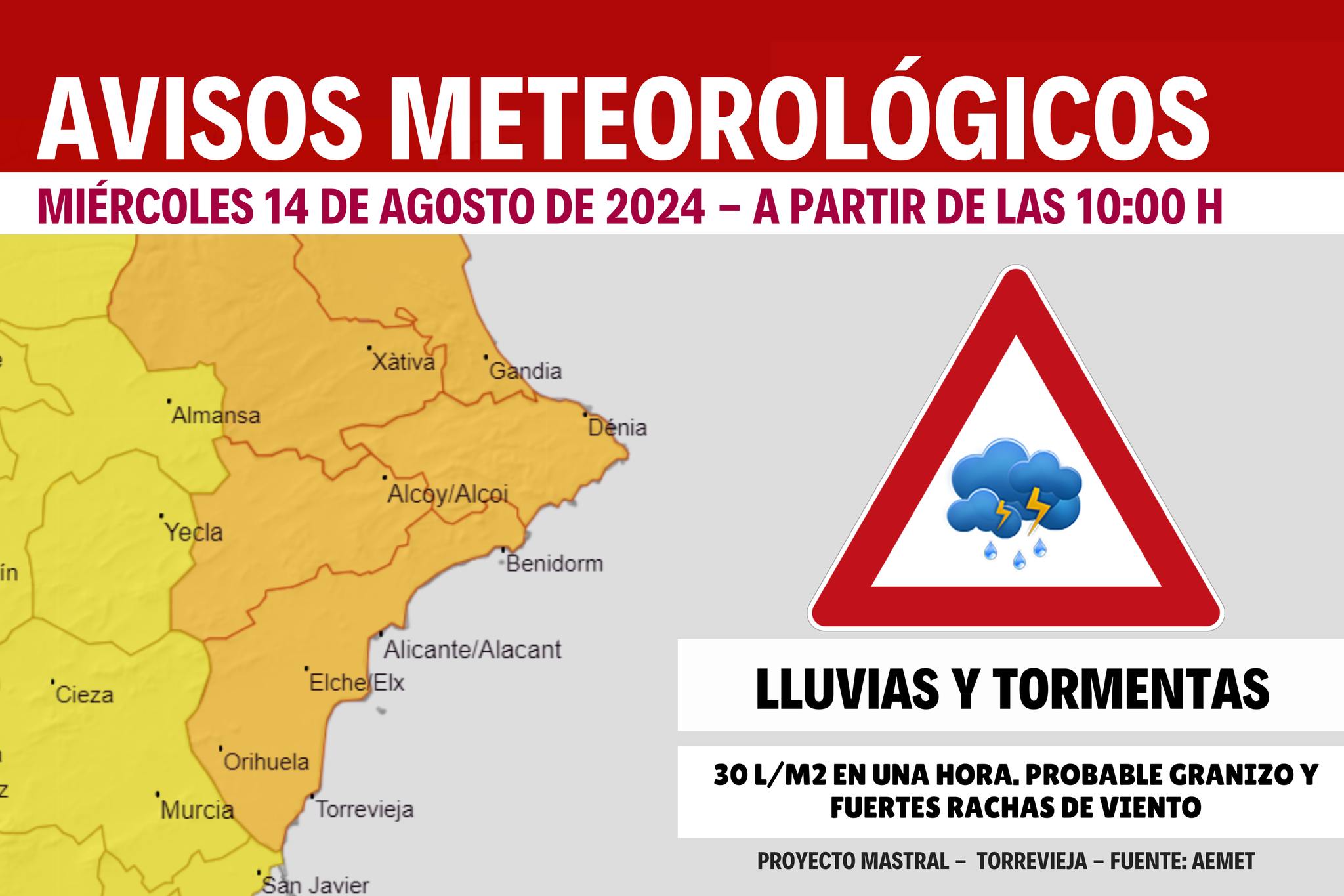 Cambio Radical En El Tiempo La Aemet Aumenta El Aviso A Naranja Por