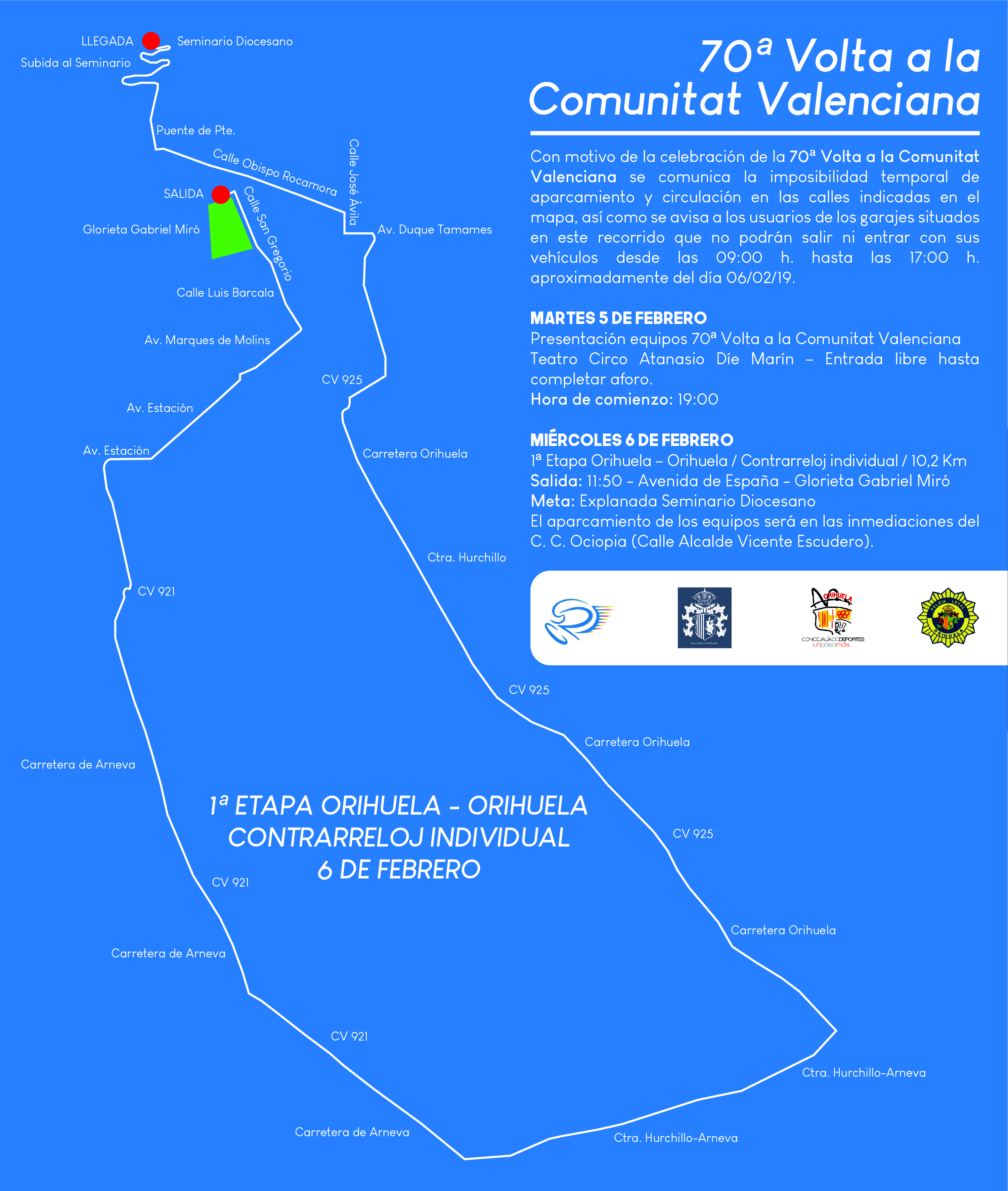 La Vuelta a la Comunidad Valenciana saldrá desde Orihuela con una contrarreloj 8