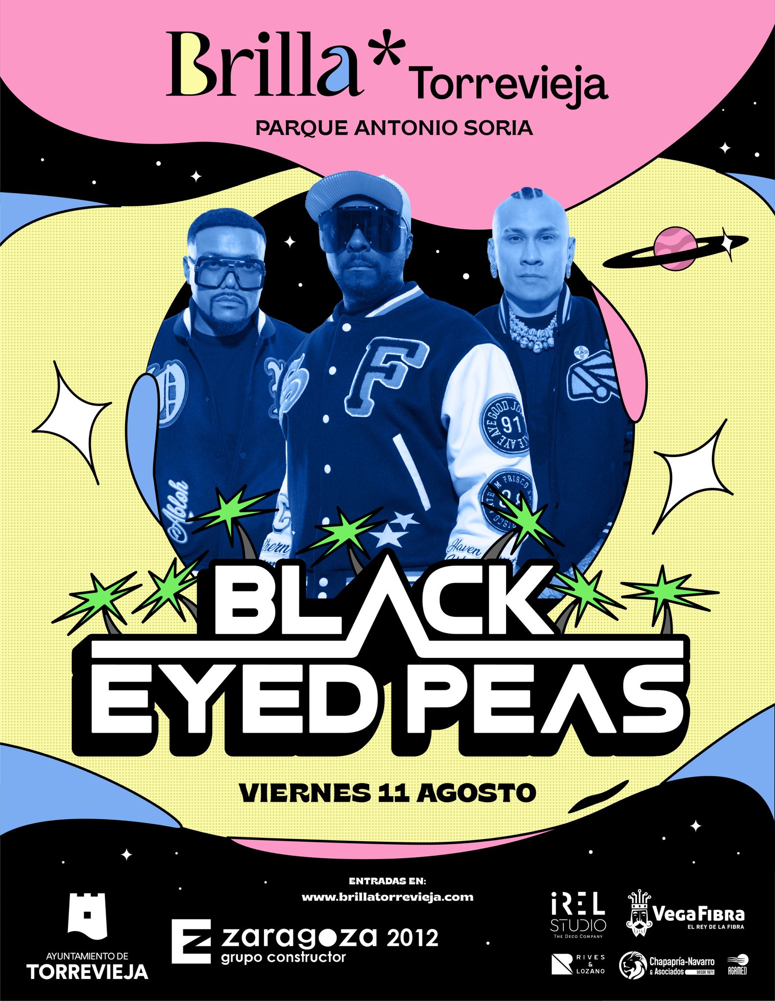 Black Eyed Peas, Cabeza De Cartel De La Tercera Edición Del Festival