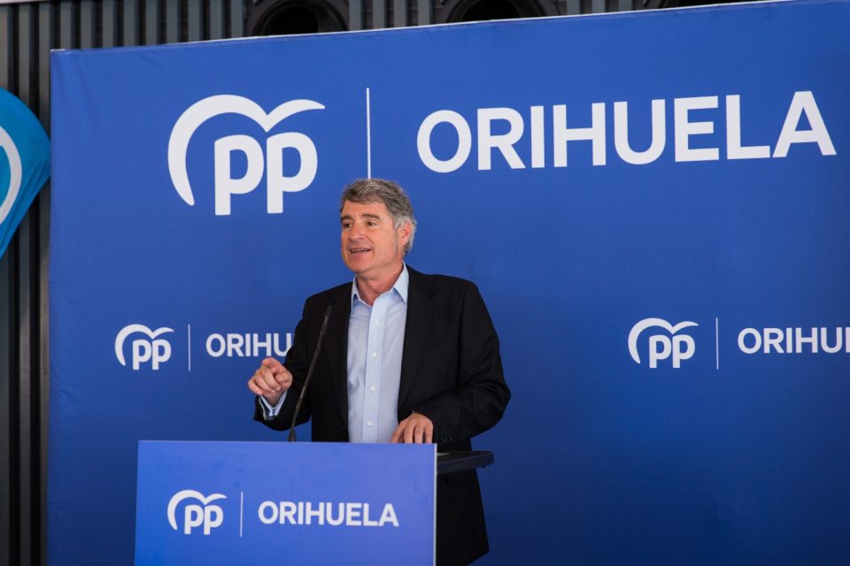 Pepe Vegara, candidato del PP a la Alcaldía en Orihuela