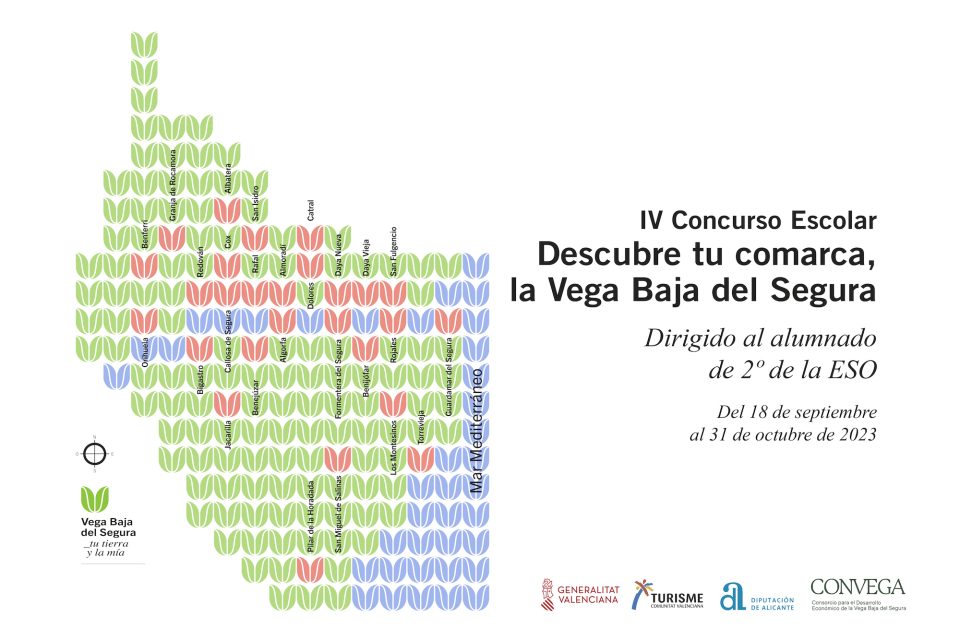 Convega lanza el IV Concurso escolar ‘Descubre tu comarca, la Vega Baja del Segura’