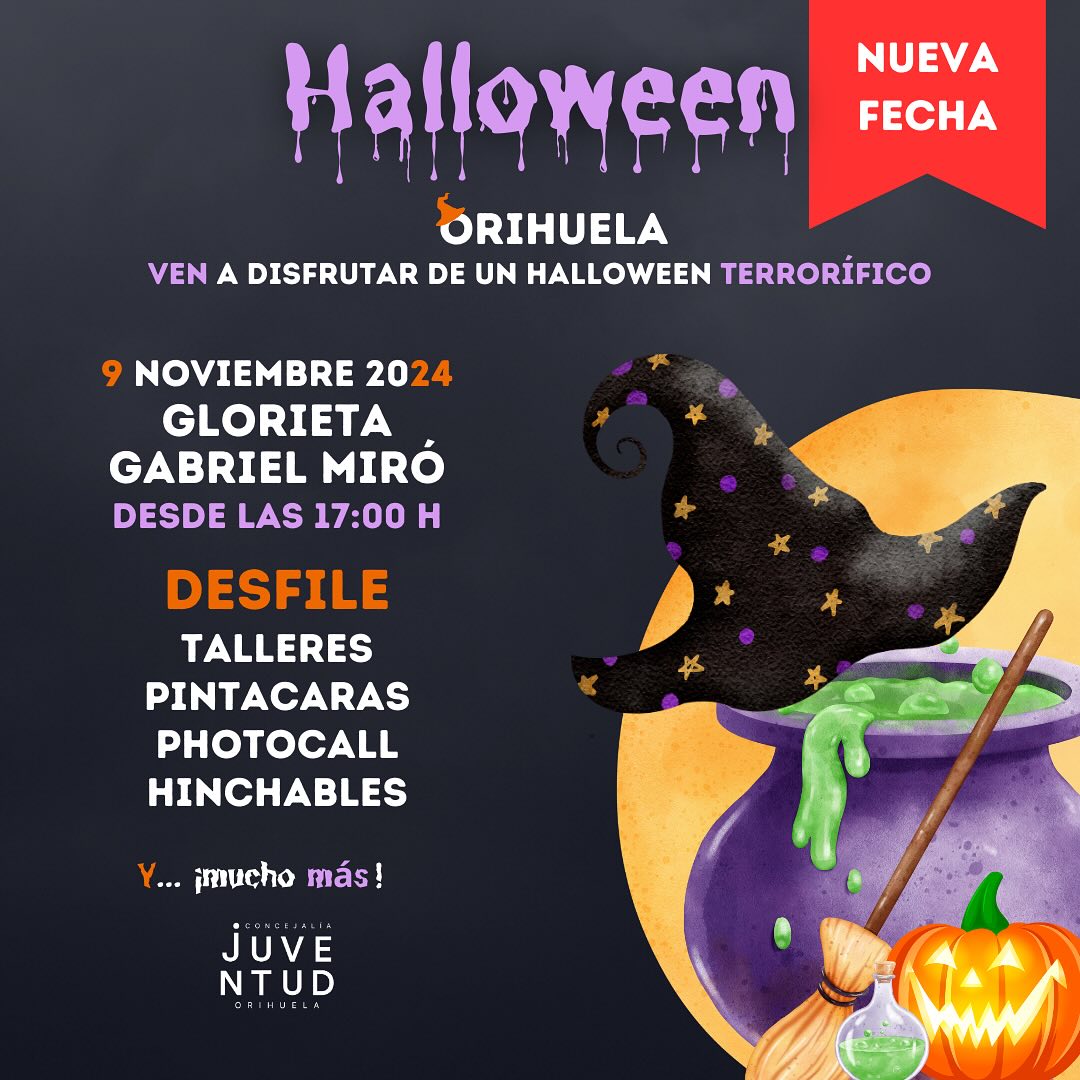 Nueva fecha de Halloween en Orihuela y la costa