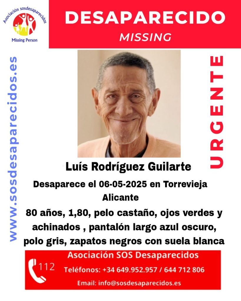 desaparecido Torrevieja