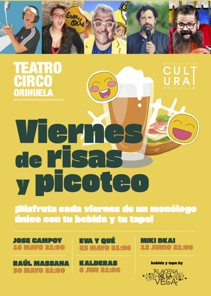 risas y picoteo
