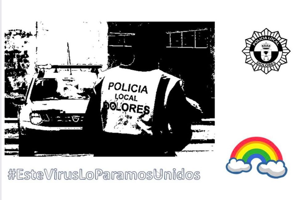 La Policía Local de Dolores ameniza el confinamiento de los niños con dibujos para colorear 6