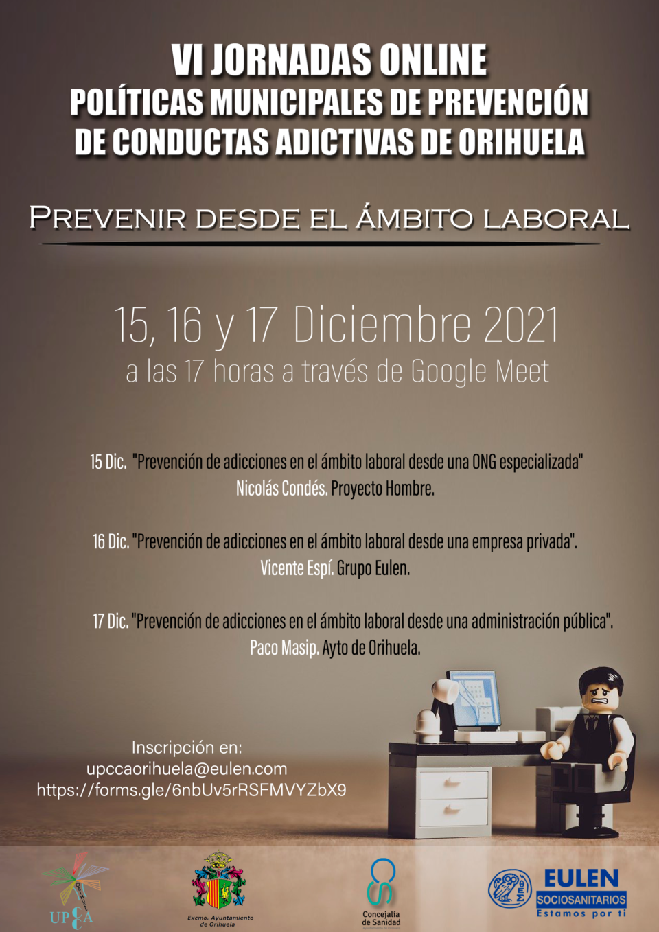 Jornadas online para prevenir conductas adictivas en Orihuela desde el ámbito laboral 6