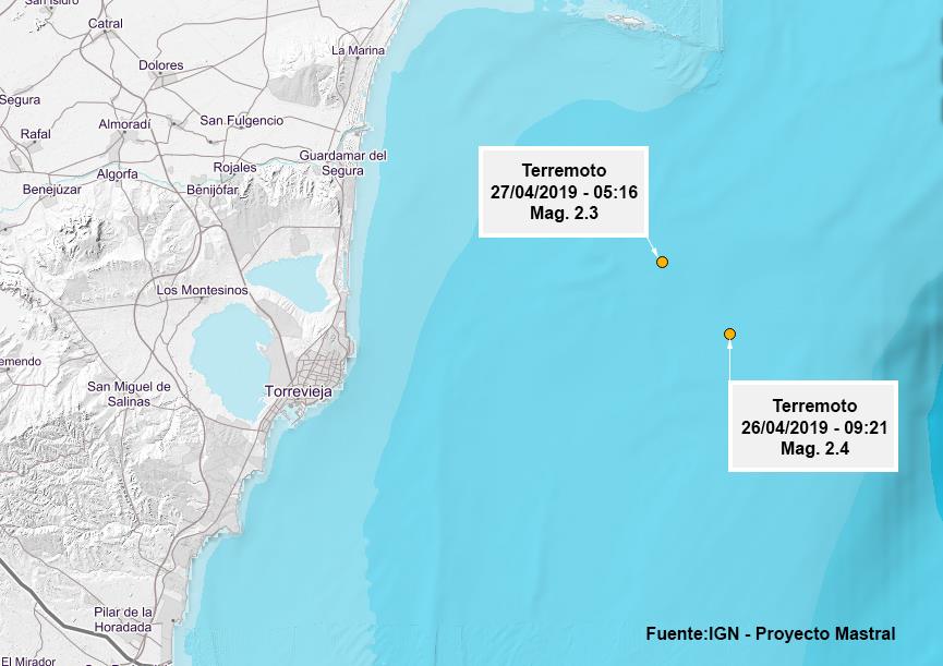 Torrevieja registra dos terremotos en apenas 24 horas 6