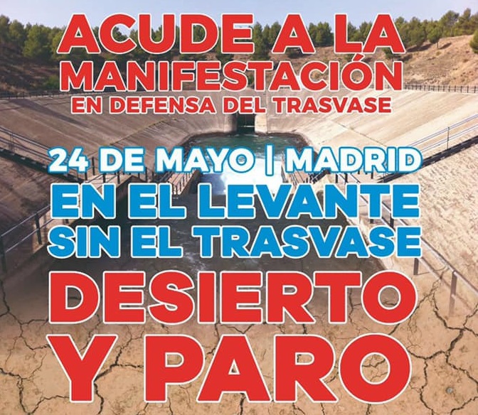 Gran manifestación en Madrid en defensa del Trasvase el 24 de mayo 6