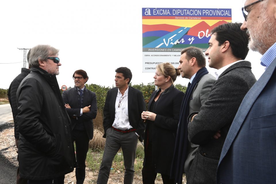 El Presidente de la Diputación de Alicante inaugura las obras del camino del Espartal 6